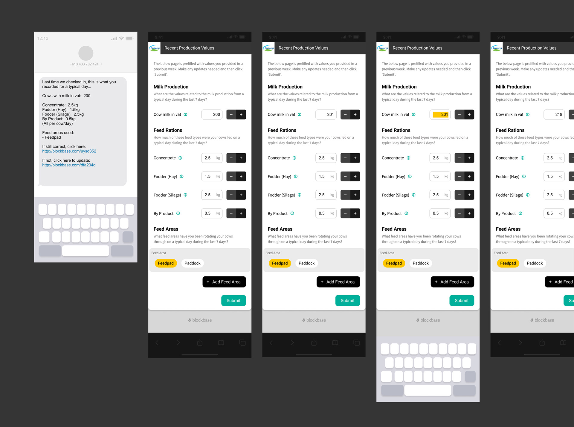 Mobile form design