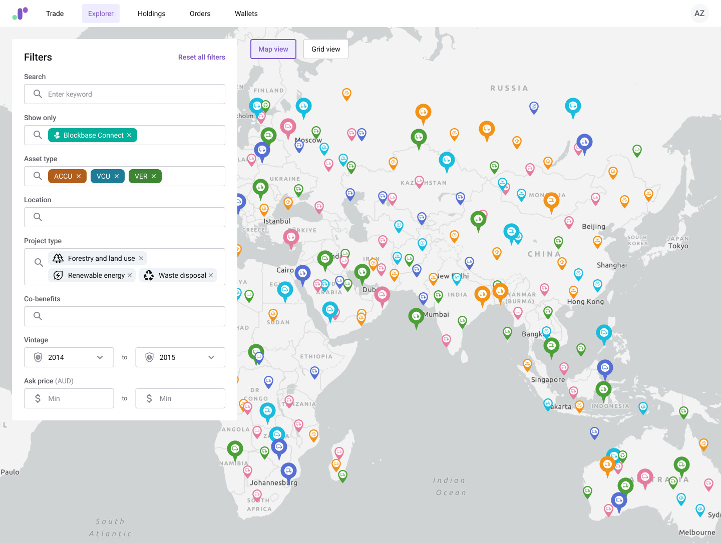 GIS search and browsing designs
